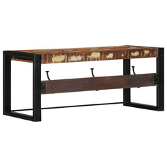 vidaXL Coat Rack Multicolour 80x35x35 cm Solid Wood Reclaimed 4