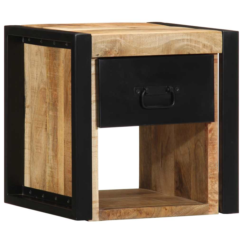 Bedside Cabinets Multicolour 40x35x40 cm Solid mango wood 1