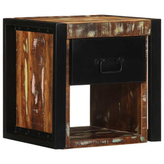 Bedside Cabinets Multicolour 40x35x40 cm Solid reclaimed wood 1