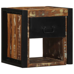 Bedside Cabinets Multicolour 40x35x40 cm Solid reclaimed wood 1