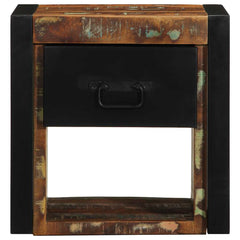 Bedside Cabinets Multicolour 40x35x40 cm Solid reclaimed wood 1