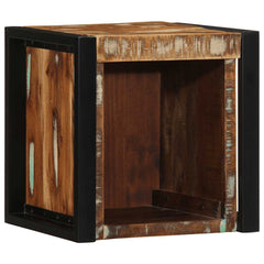 vidaXL Bedside Cabinet Multicolour 40x35x40 cm Solid Wood Reclaimed 2
