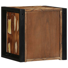 vidaXL Bedside Cabinet Multicolour 40x35x40 cm Solid Wood Reclaimed 6