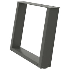 vidaXL Coffee Table Legs U-Shaped 2 pcs Anthracite 70x(42-43) cm Steel 4