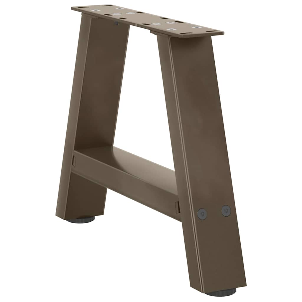 vidaXL Coffee Table Legs A-Shaped 2 pcs 40x(30-31) cm Steel 4