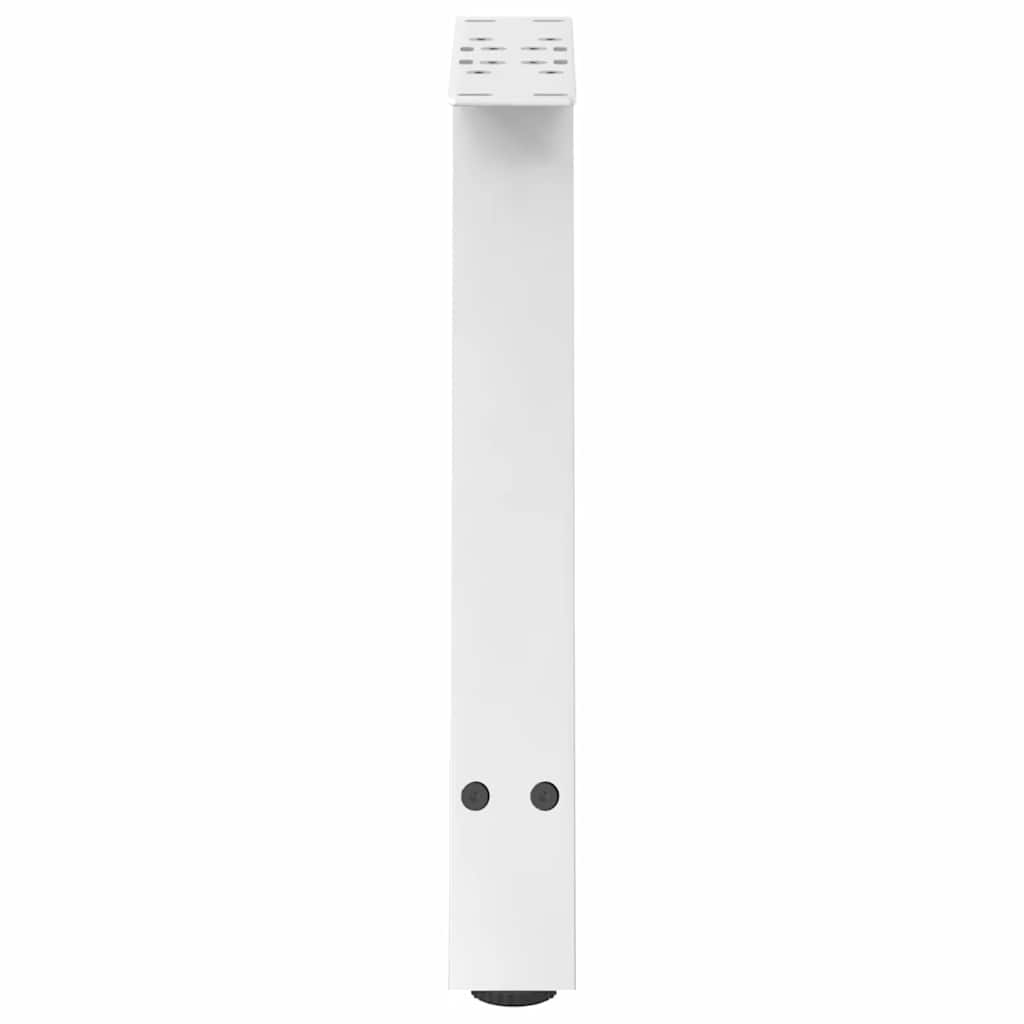 vidaXL Coffee Table Legs A-Shaped 2 pcs White 38x(42-43) cm Steel 6