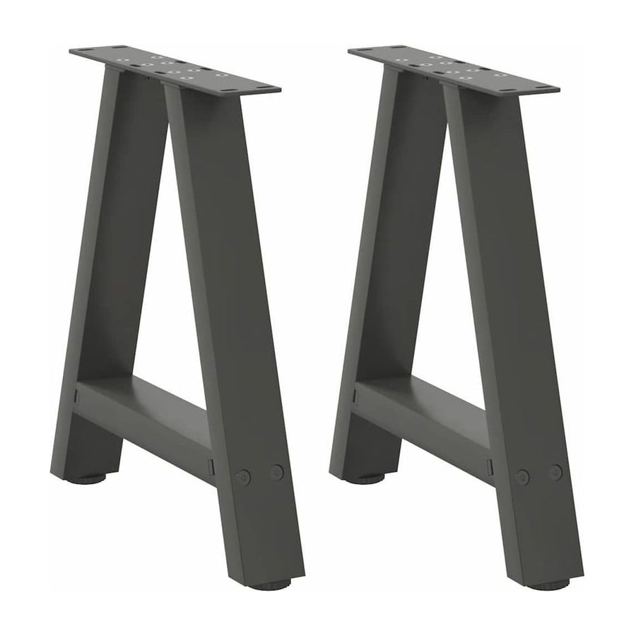 Coffee Table Legs A-Shaped 2 pcs Anthracite Steel