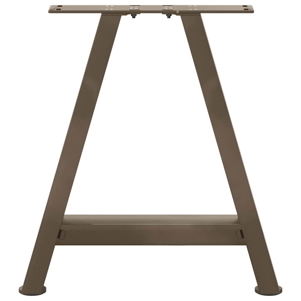 vidaXL Coffee Table Legs A-Shaped 2 pcs 38x(42-43) cm Steel 5