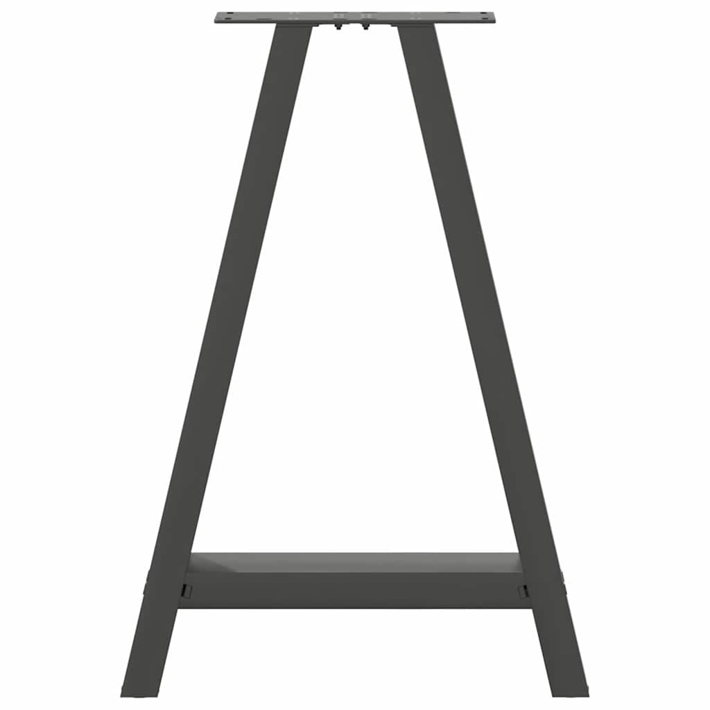 vidaXL Dining Table Legs A-Shaped 2 pcs Anthracite 60x(72-73) cm Steel 5