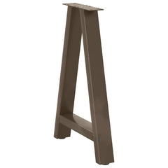 vidaXL Dining Table Legs A-Shaped 2 pcs 60x(72-73) cm Steel 4