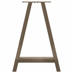 vidaXL Dining Table Legs A-Shaped 2 pcs 60x(72-73) cm Steel 5