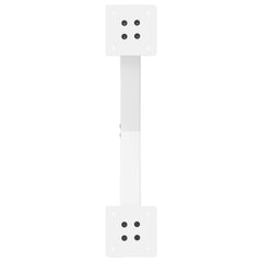 vidaXL Coffee Table Legs X-Shaped 2 pcs White 50x(30-31) cm Steel 6