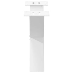 vidaXL Coffee Table Legs X-Shaped 2 pcs White 50x(30-31) cm Steel 6