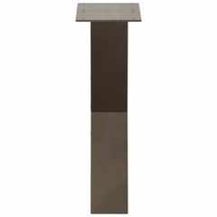 vidaXL Coffee Table Legs X-Shaped 2 pcs Natural Steel 38x(42-43) cm Steel 6