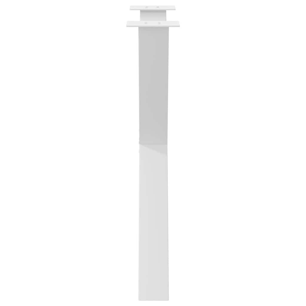 Coffee Table Legs X-Shaped 70x(30-31) Steel 2 pcs White 80 x (72-73) cm (80 mm)