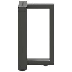 vidaXL Coffee Table Legs T-Shaped 2 pcs Anthracite 38x25x(42-43) cm Steel 5