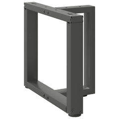 vidaXL Coffee Table Legs T-Shaped 2 pcs Anthracite 50x25x(42-43) cm Steel 4