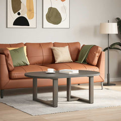 vidaXL Coffee Table Legs T-Shaped 2 pcs Black 60x25x(42-43) cm Steel 2