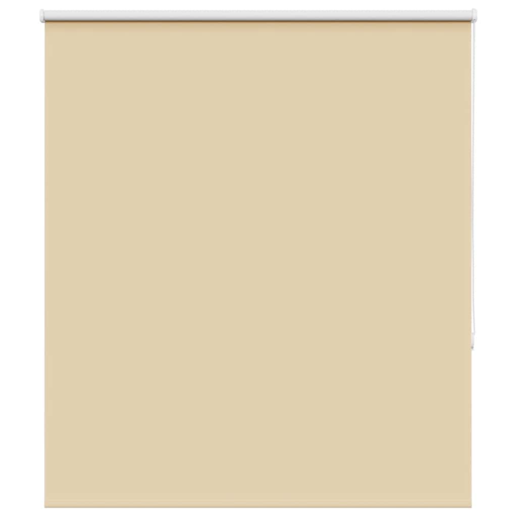 vidaXL Roller Blind Blackout Beige 125x150 cm Fabric Width 121.6 cm Polyester 1