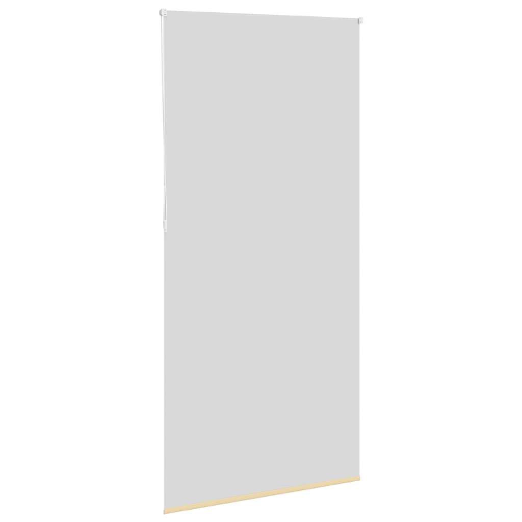 vidaXL Roller Blind Blackout Beige 100x230 cm Fabric Width 95.7 cm Polyester 4