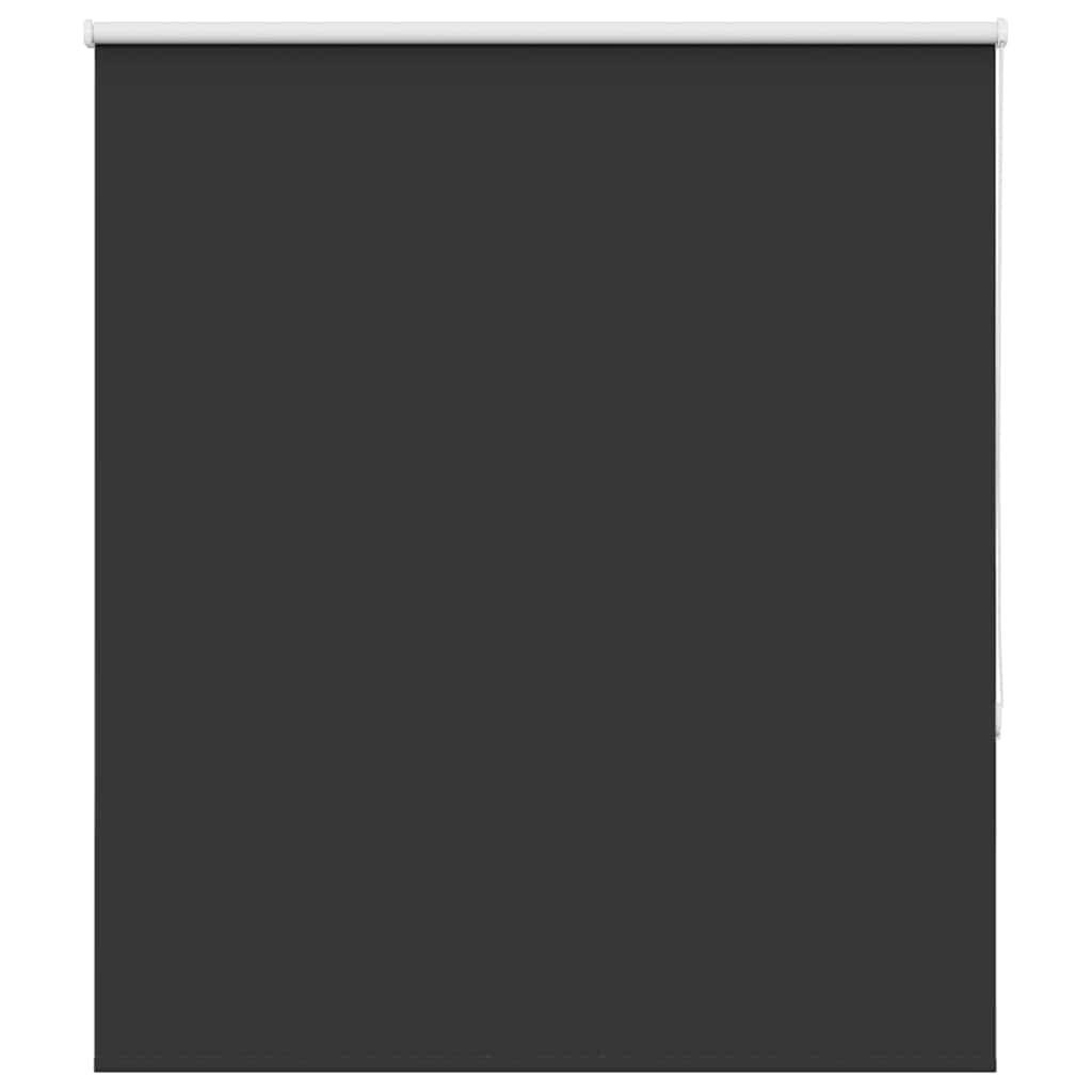Roller Blind Blackout 105x130 cm Fabric Width 100.7 cm Black 140 cm