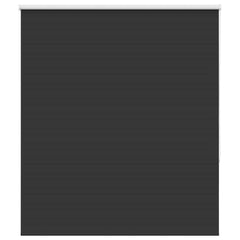 vidaXL Roller Blind Blackout Black 140x150 cm Fabric Width 136.6 cm Polyester 2