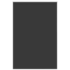 vidaXL Roller Blind Blackout Black 155x230 cm Fabric Width 151.6 cm Polyester 2