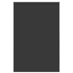 vidaXL Roller Blind Blackout Black 165x230 cm Fabric Width 161.6 cm Polyester 2