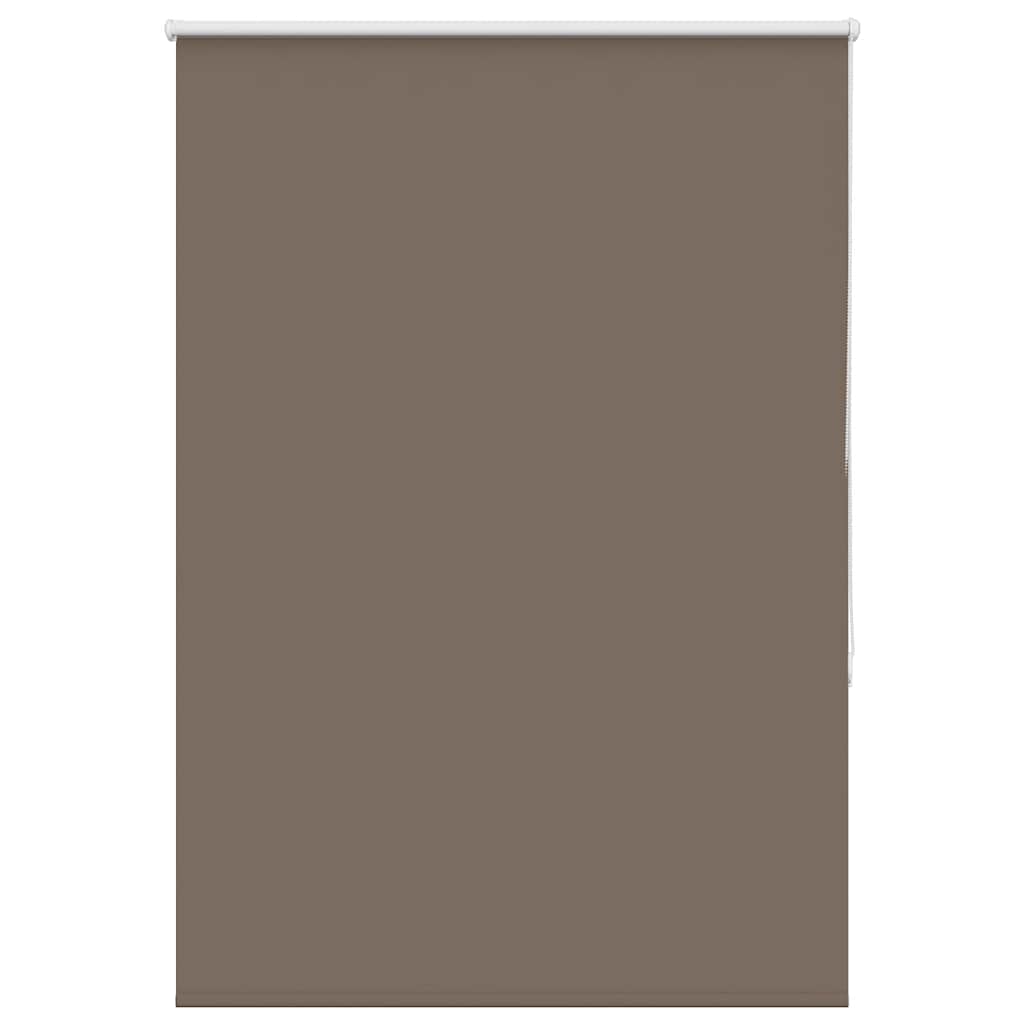 vidaXL Roller Blind Blackout Coffee 110x130 cm Fabric Width 105.7 cm 2