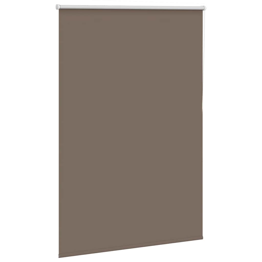 vidaXL Roller Blind Blackout Coffee 110x130 cm Fabric Width 105.7 cm 3