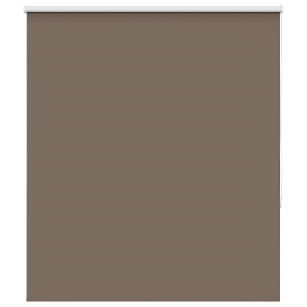 vidaXL Roller Blind Blackout Coffee 130x130 cm Fabric Width 126.6 cm Polyester 2