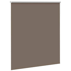 Roller Blind Blackout 105x150 cm Fabric Width 100.7 cm Coffee 125 cm