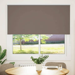 Roller Blind Blackout 105x150 cm Fabric Width 100.7 cm Coffee 150 cm