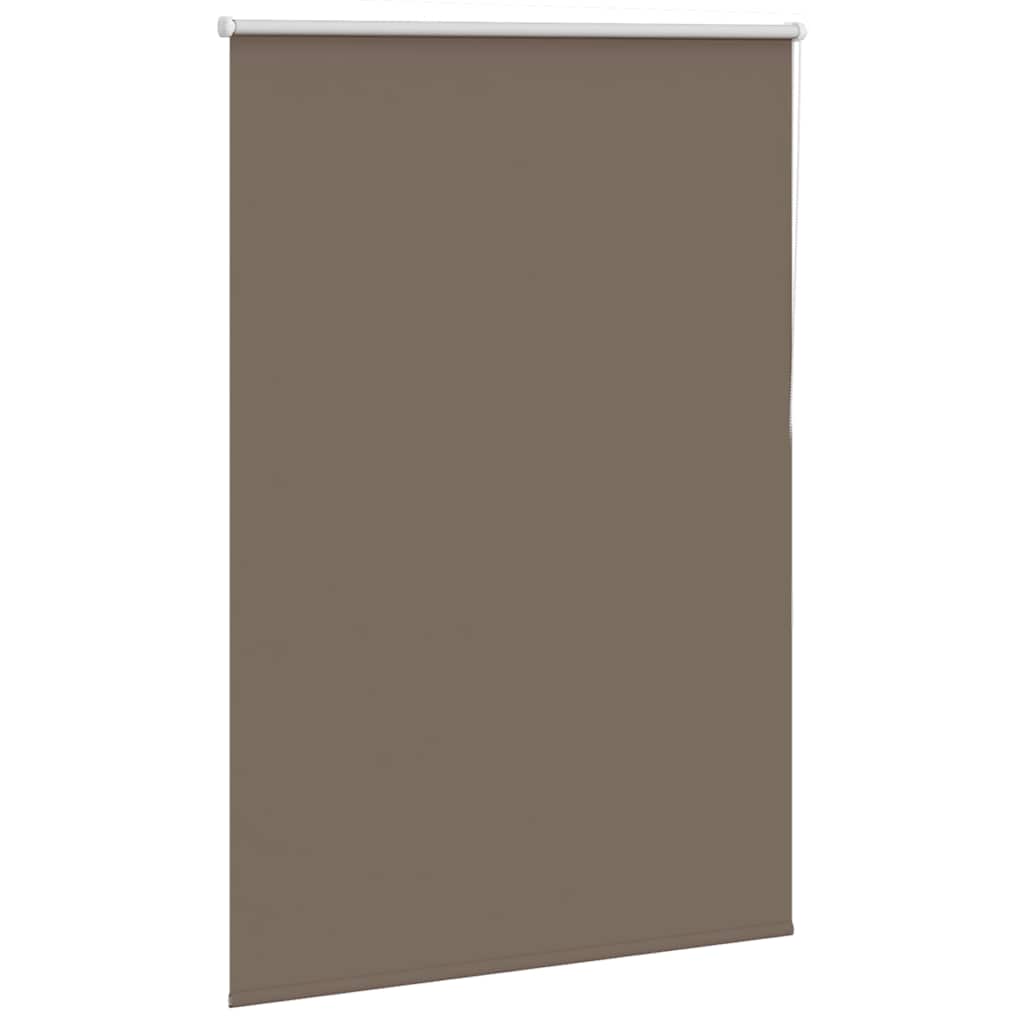vidaXL Roller Blind Blackout Coffee 110x175 cm Fabric Width 105.7 cm Polyester 3