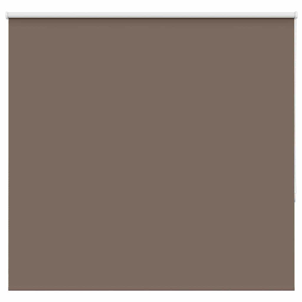 vidaXL Roller Blind Blackout Coffee 165x175 cm Fabric Width 161.6 cm Polyester 2