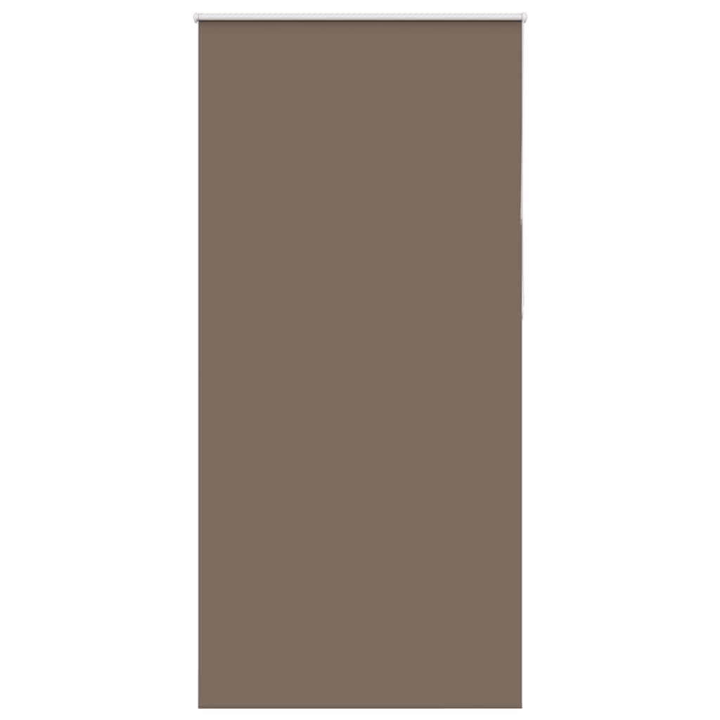 vidaXL Roller Blind Blackout Coffee 110x210 cm Fabric Width 105.7 cm Polyester 2