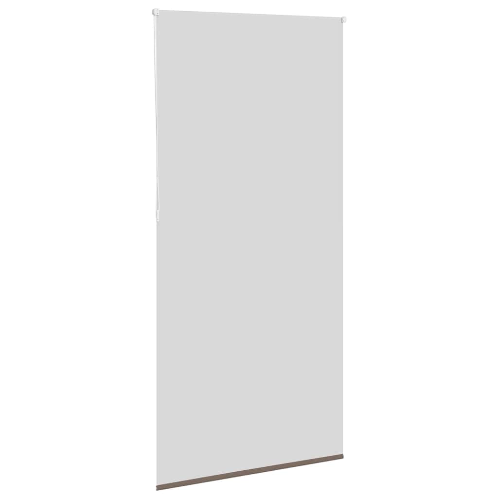 vidaXL Roller Blind Blackout Coffee 110x210 cm Fabric Width 105.7 cm Polyester 4