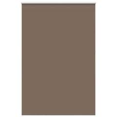 vidaXL Roller Blind Blackout Coffee 165x210 cm Fabric Width 161.6 cm Polyester 2