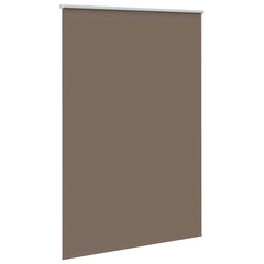 vidaXL Roller Blind Blackout Coffee 165x210 cm Fabric Width 161.6 cm Polyester 3