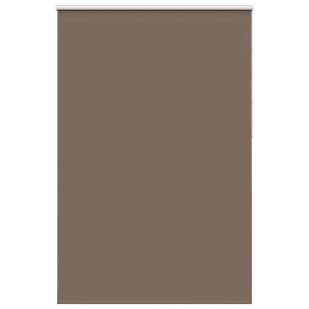 vidaXL Roller Blind Blackout Coffee 165x230 cm Fabric Width 161.6 cm Polyester 2