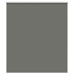 vidaXL Roller Blind Blackout Grey 125x130 cm Fabric Width 121.6 cm Polyester 2