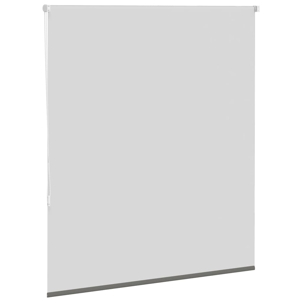 vidaXL Roller Blind Blackout Grey 125x130 cm Fabric Width 121.6 cm Polyester 4