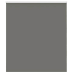 vidaXL Roller Blind Blackout Grey 135x150 cm Fabric Width 131.6 cm Polyester 2