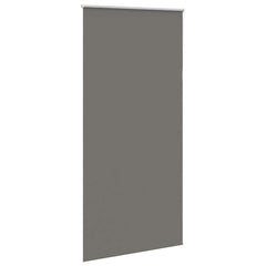 vidaXL Roller Blind Blackout Grey 90x210 cm Fabric Width 85.7 cm Polyester 3