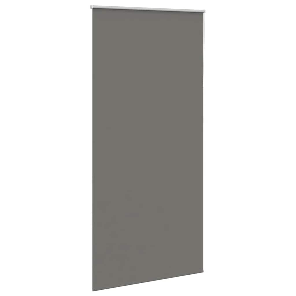 vidaXL Roller Blind Blackout Grey 100x210 cm Fabric Width 95.7 cm Polyester 3
