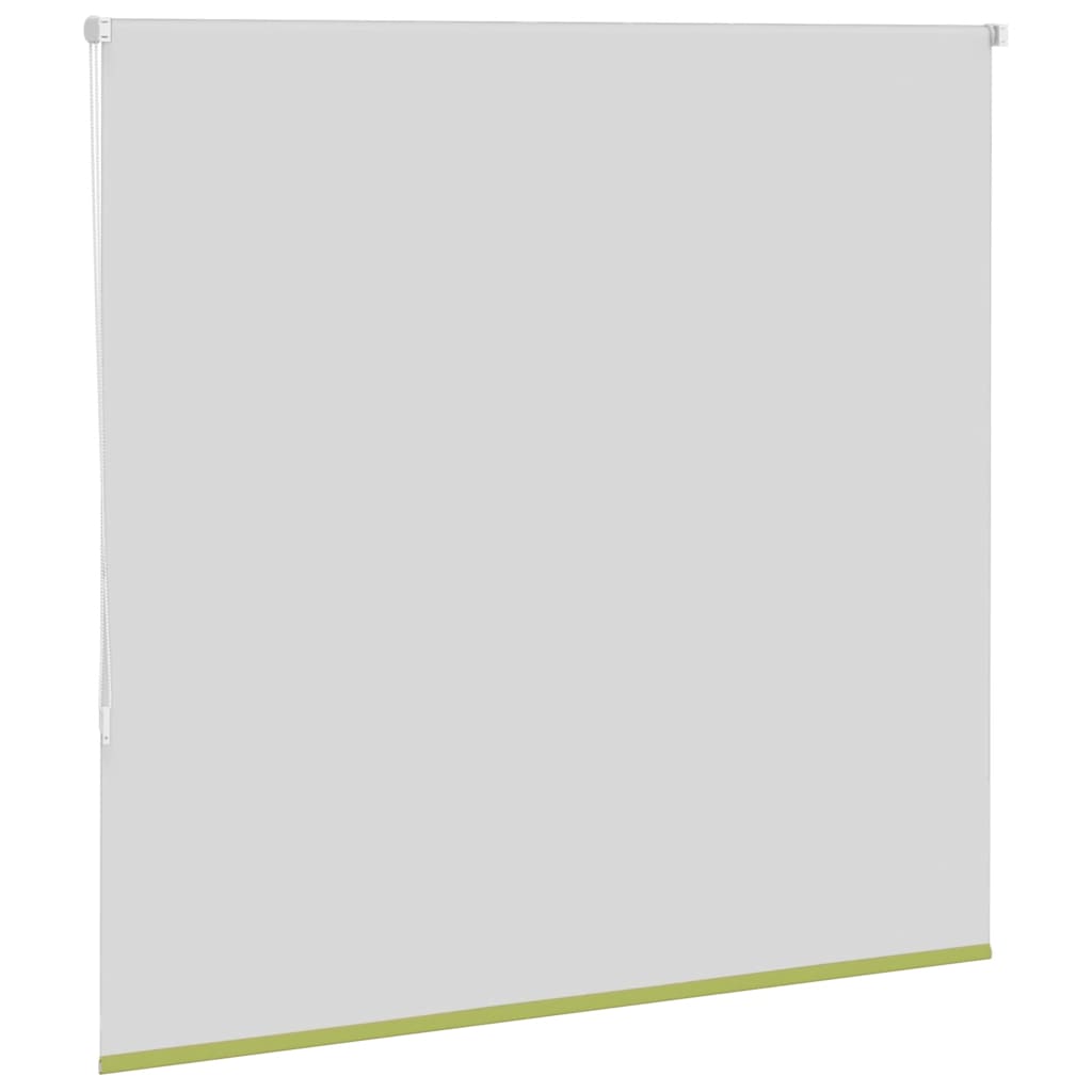 vidaXL Roller Blind Blackout Leaves Green 145x130 cm Fabric Width 141.6 cm Polyester 4
