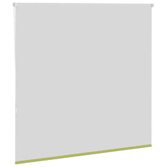 vidaXL Roller Blind Blackout Leaves Green 150x130 cm Fabric Width 146.6 cm Polyester 4