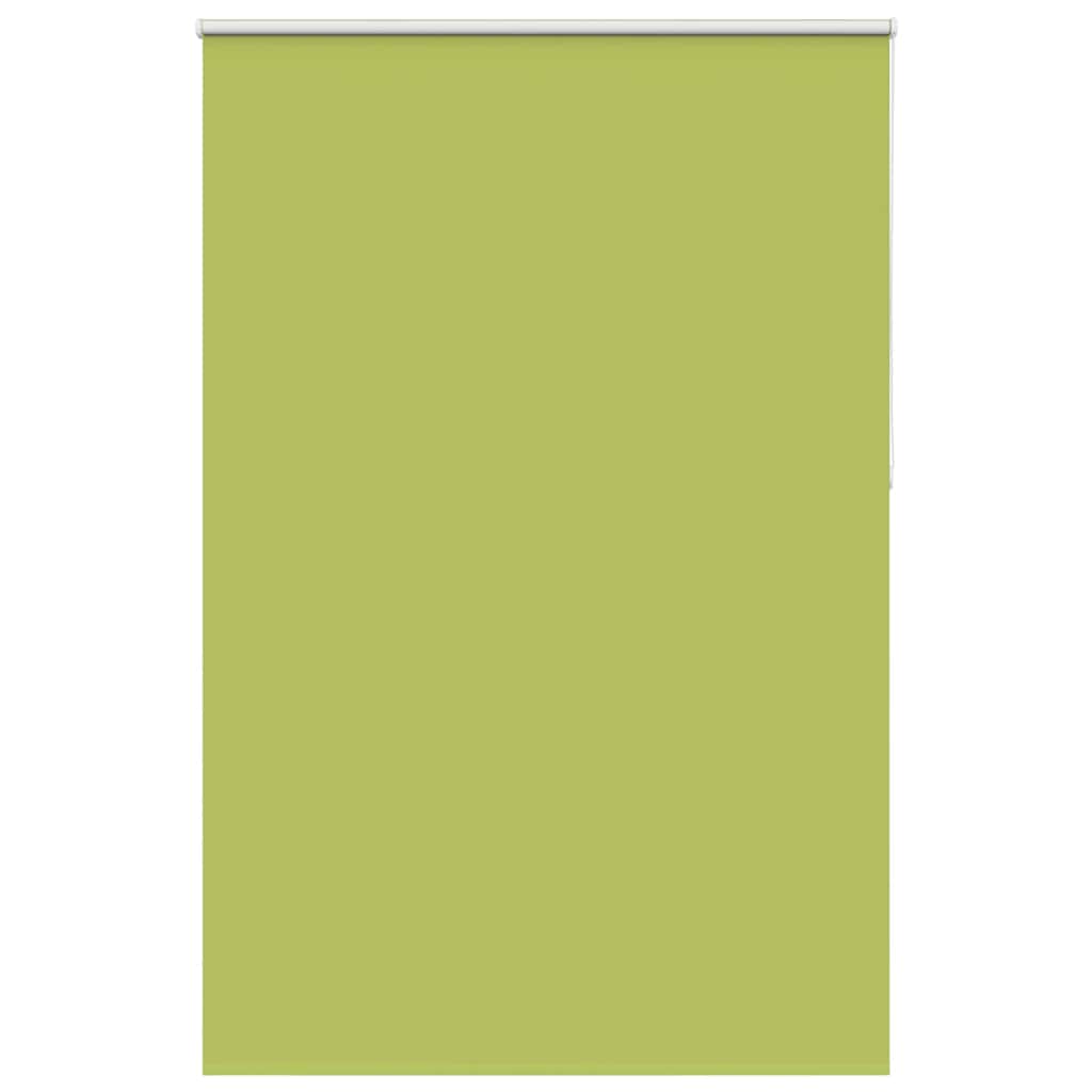 vidaXL Roller Blind Blackout Leaves Green 145x230 cm Fabric Width 141.6 cm Polyester 1