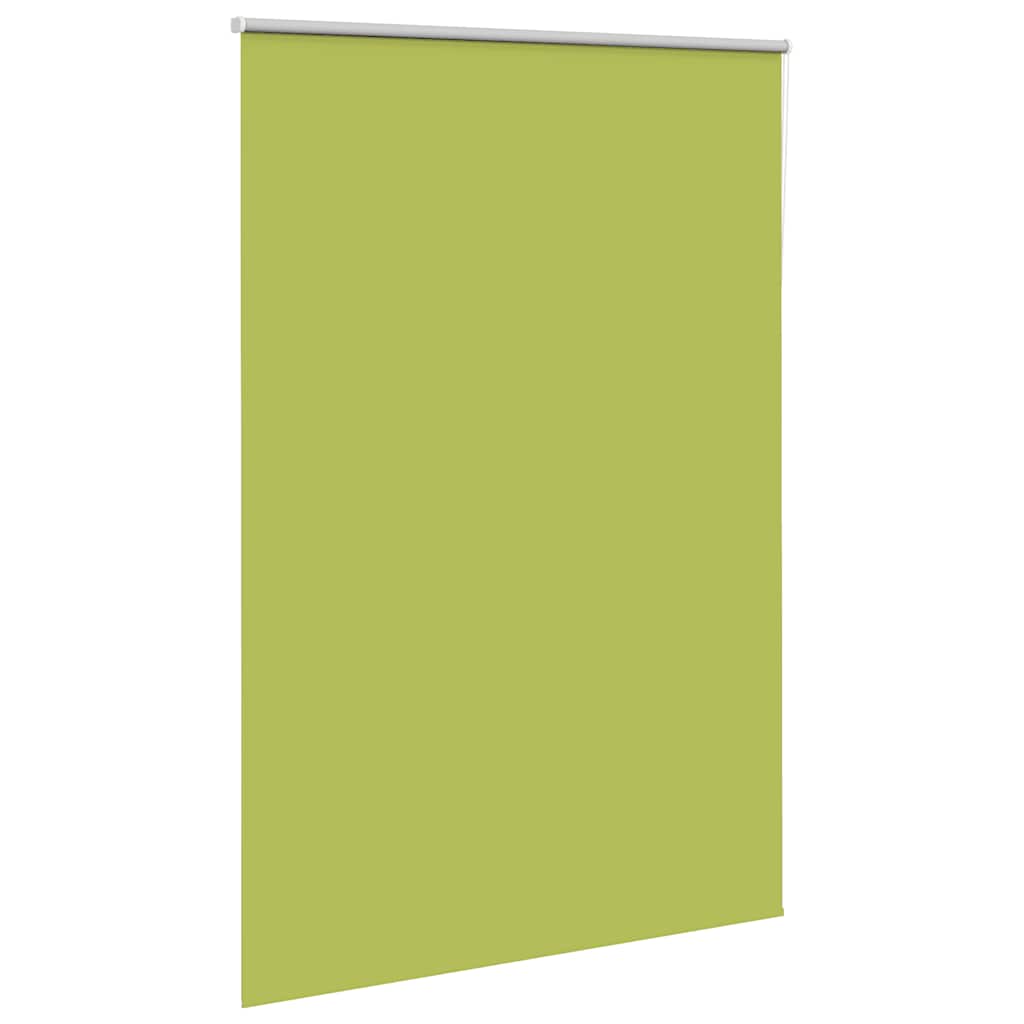 vidaXL Roller Blind Blackout Leaves Green 145x230 cm Fabric Width 141.6 cm Polyester 3