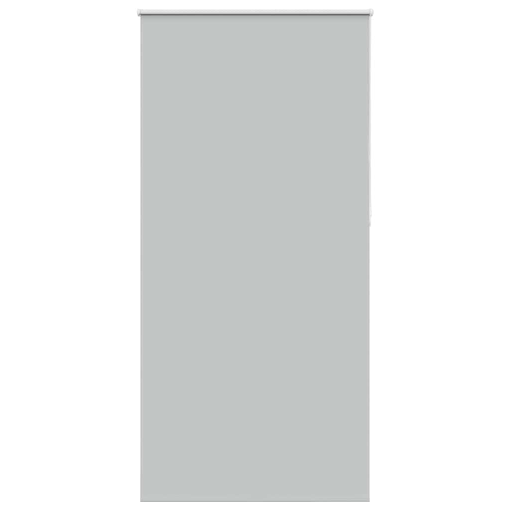 vidaXL Roller Blind Blackout Light Grey 115x210 cm Fabric Width 110.7 cm Polyester 1